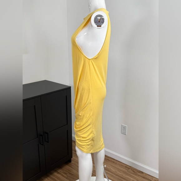 JACQUEMUS La Robe Peplo Courte Dress in Yellow Size XS $895 - Picture 7 of 13